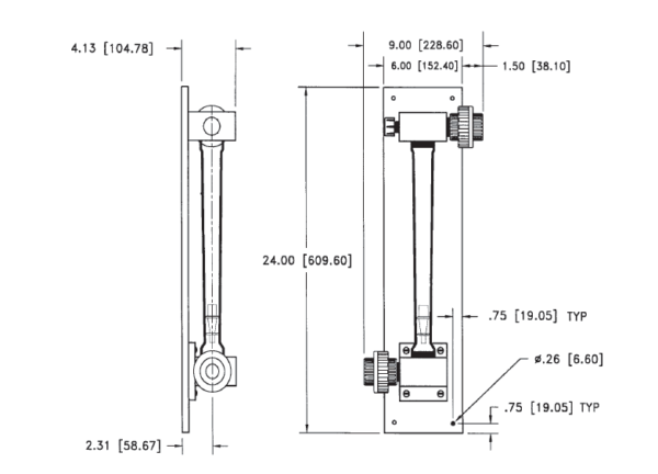 Regal A-2551/A-25552 Dimensions Drawing